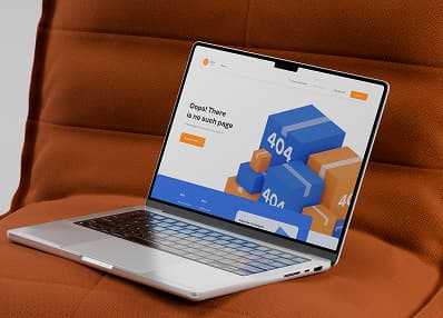 Star Van Lines calculator-related screen shown on a laptop against a warm brown background