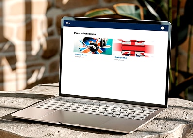 Adaptive Testing System device showcase screen